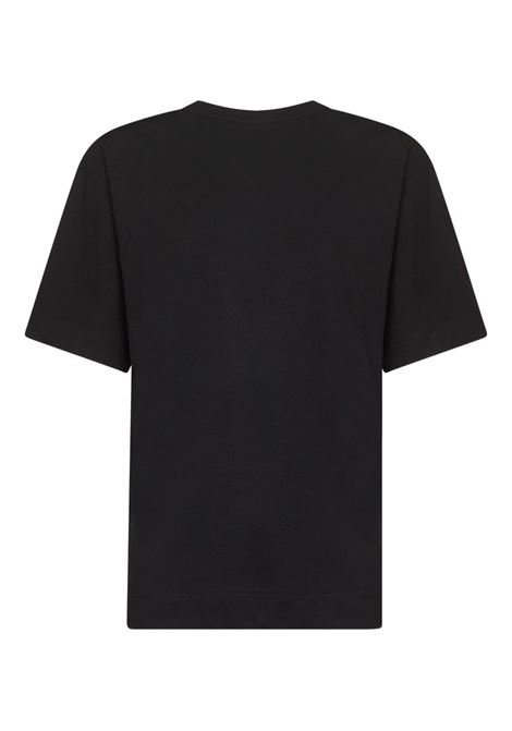 t-shirt heli uomo nera DRIES VAN NOTEN | 252-021111-2603900